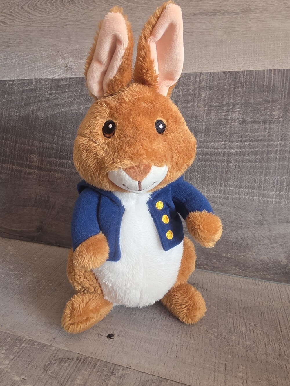 Kohls Cares Peter Rabbit Brown With Blue Jacket Plush Stuffed Animal 10” b297